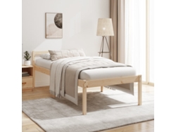 Cama Para Personas Mayores Madera Maciza De Pino 90x200 Cm