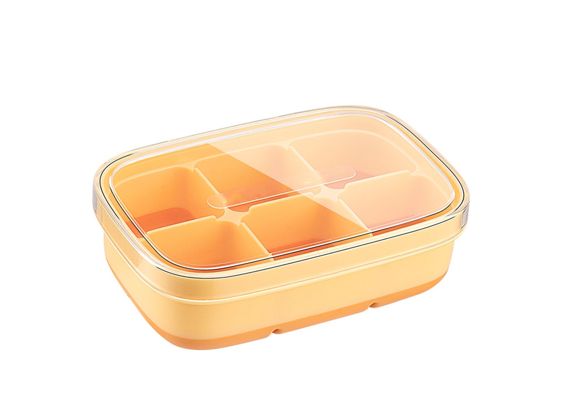 Molde Cuadrado Multifuncional De Silicona Apta Para Alimentos Para Cubitos De Hielo En El Refrigerador.