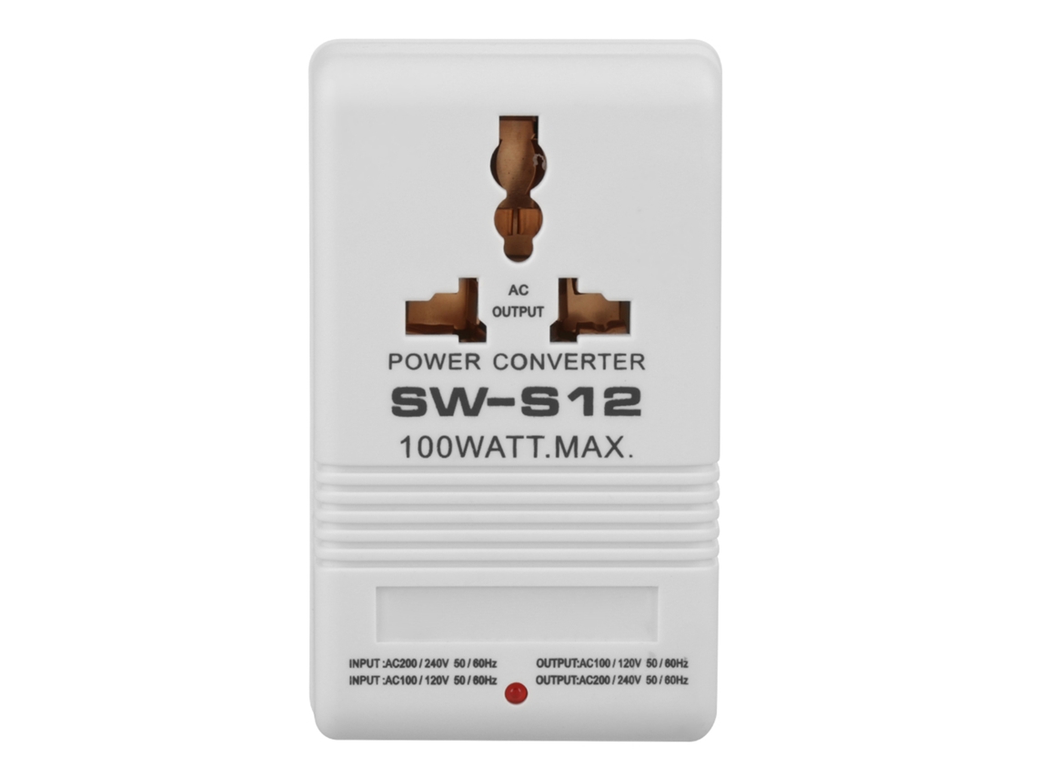 2026velora-convertidor Transformador De Voltaje Stepupdown 100w Con Plug Estándar Cn