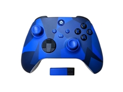 Mando inalámbrico 2.4G para Xbox One Series X/S con receptor USB, joystick compatible con Windows PC, color azul camuflaje. Aeuzwr