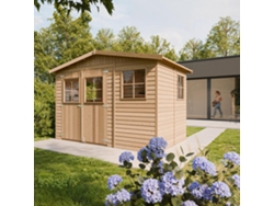 Caseta de Jardín de Madera TIMBELA M334 con Ventanas (6 M² - 226 x 324 x 216 cm)