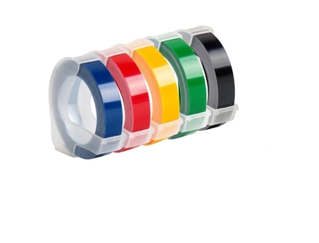 Cintas De Grabado Para Rotuladoras DYMO SLOWMOOSE (5 Unidades)