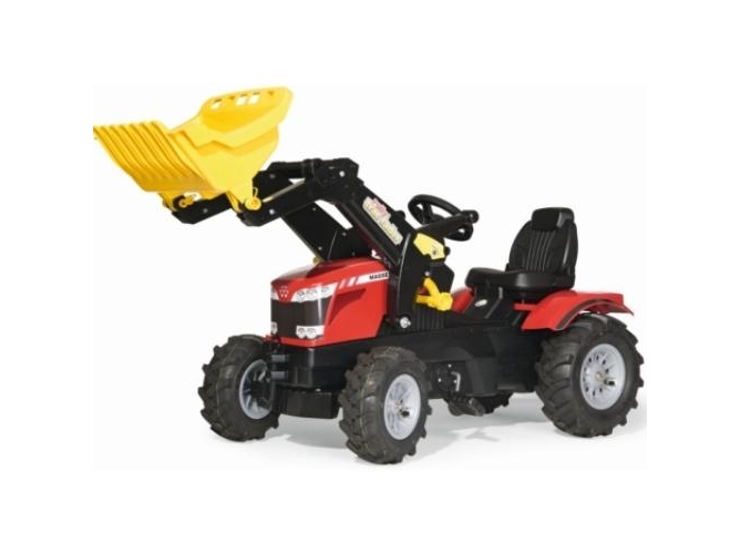 Tractor MF 8650 ROLLYTOYS Trac Lader con Ruedas Neumáticas