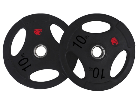 Discos de Musculación FITNESS TECH de Goma (10KG)
