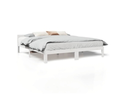 Maison Exclusive - Estructura De Cama Sin Colchón Madera Maciza De Pino 160x200 Cm