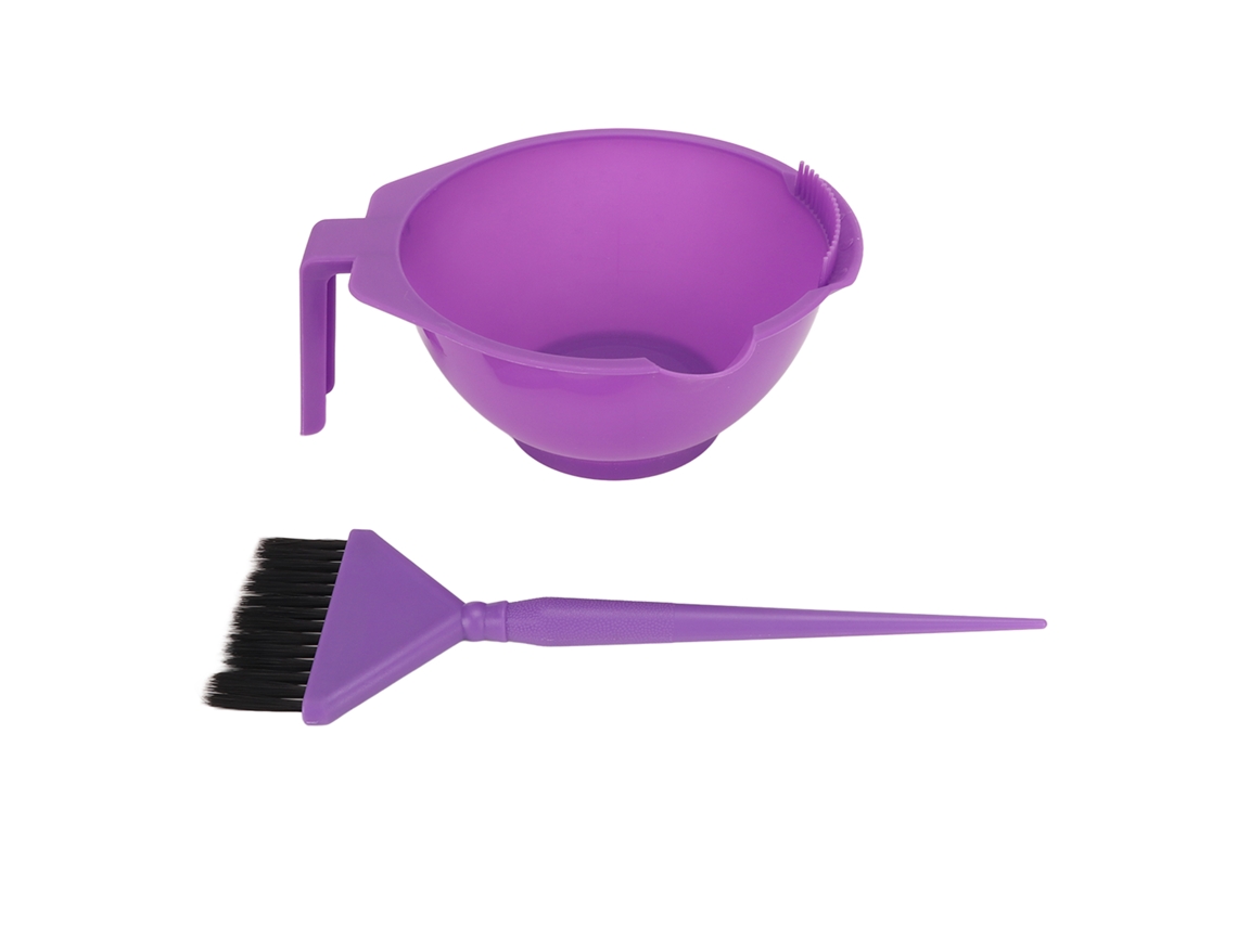 Kit De Herramientas Para Teñir El Cabello En Casa Con Pincel Y Recipiente Para Uso Doméstico Y Profesional - 2 Piezas