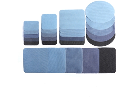 Remendos de ganga, remendos de reparação para reparação de roupa, jeans 20-pack