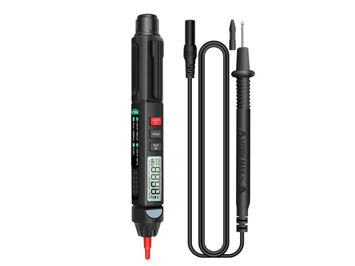 Multímetro Digital Aneng A3007 6000 Counts Pen Tester Voltaje Corriente Resistencia
