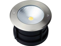 Foco Led Empotrable De Suelo Ip67 20w 6000k 1800lm Acero Inoxidable 304 210 Mm De Diámetro