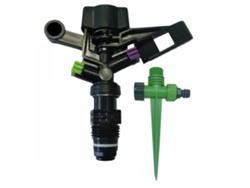 Kit aspersor de riego circular 1/2 más pincho porta aspersor. Oferta exclusiva