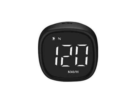 Velocímetro GPS Digital LED con pantalla frontal para motocicleta y coche blanco