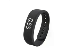 Pulseira Inteligente Led Digital À Prova D'água Com Relógio Inteligente, Alarme Vibratório E Monitor De Pedômetro Para Atividades Ao Ar Livre.