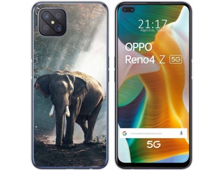 Carcasa Oppo Reno 4Z 5G TUMUNDOSMARTPHONE Elefante Multicolor
