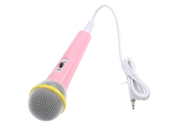 Micrófono De Juguete Para Niños, Ideal Para Música, Karaoke, Fiestas Y Como Regalo - Rosa