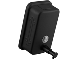 Dispensador Manual Champú Loción Acero Inoxidable 1 Unidad Color Negro