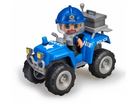 Muñeco FAMOSA Pinypon Vehículo Policial (4 a 8 años)