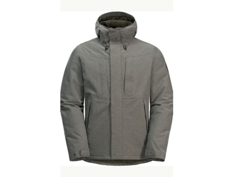 Chubasquero de Hombre JACK WOLFSKIN Snowy Park Verde (S)