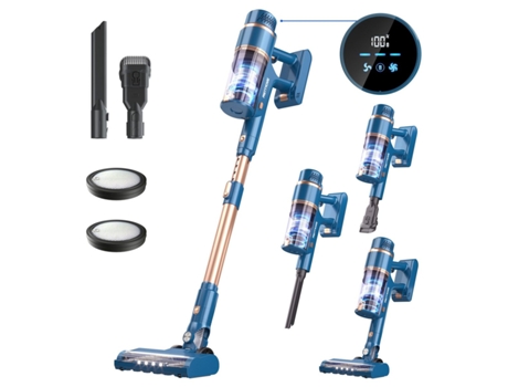 Aspirador inalámbrico de mano y de varilla Aspirador P2 BLUE CHILLI