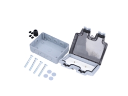 Enchufe Europeo Doble Impermeable Ip66 Con Diseño Para Candado, 250 V 16 A, Para Uso En Exteriores.