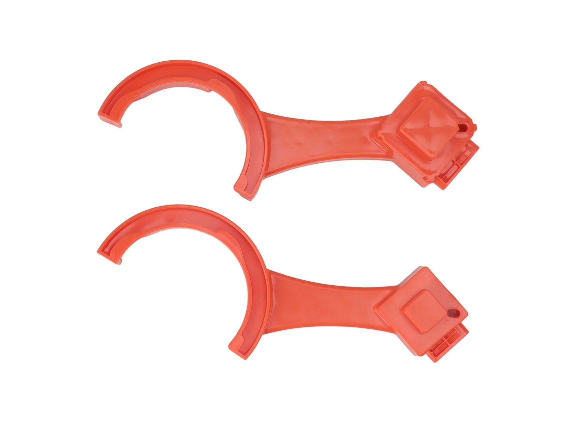 1 juego de llave universal de conexión de alcantarillado para vehículos recreativos, color naranja, para tapas de 3 y 4 pulgadas
