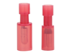 50 Pares De Terminales Bala 1.25 22-16awg Conectores De Nylon Macho Hembra