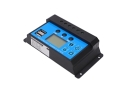 2026dz-controlador Pwm De Panel Solar Con Pantalla Lcd Carga Descarga Inteligente Para Luces Callejeras 12v 24v 30a