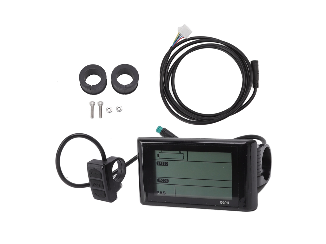 2026-pantalla Lcd Bicicleta Eléctrica S900 24v 36v 48v Impermeable Grabación En Tiempo Real Para Patinete Bicicleta Eléctrica