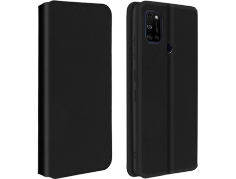 Funda Wiko View 5/5 Plus AVIZAR Libro Billetera Negro