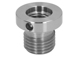 Adaptador De Husillo Para Torno De Carpintería, Reductor De Cabezal, Acero Inoxidable, Rosca De 33 Mm/25 Mm