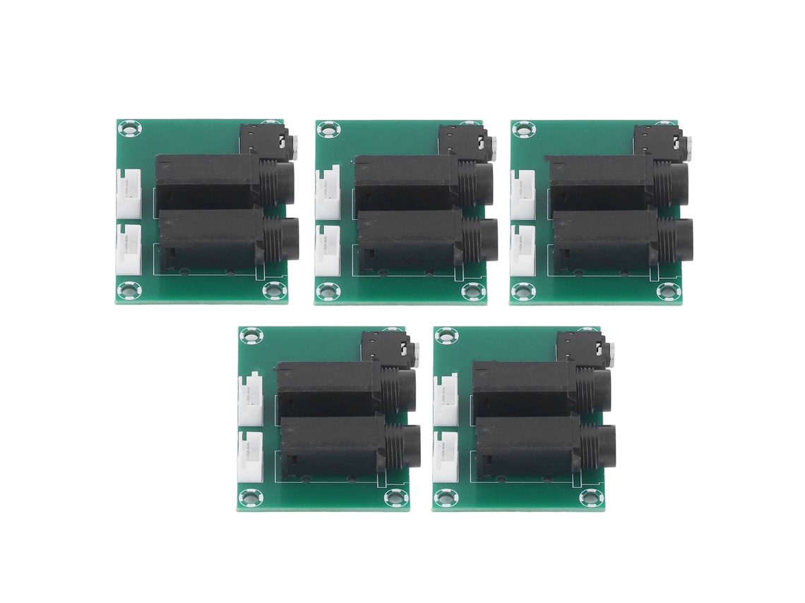 2026horizon-5pcs Adaptador De Audio 6.5 6.35 6.3 A 2.54 Placa Conversora Módulo Kit Micrófono