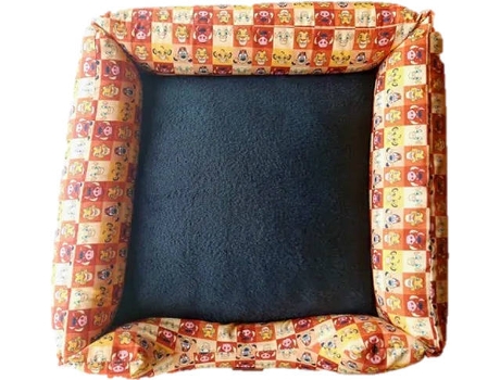 Cama para Perros y Gatos MIANDOSTORE Nido Hakuna L (Multicolor - 90x70 cm - Algodón)