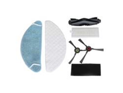 6 Pcs For K650 Self Emptying Robot Vacuum Main Side Brush Rag Dust Bag Cleaner Parts Replacement