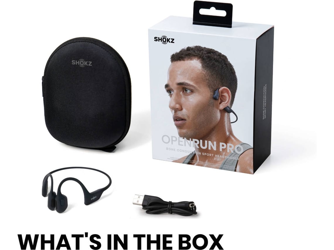 Auriculares Bluetooth Multipoint SHOKZ Openrun Pro (Open Ear