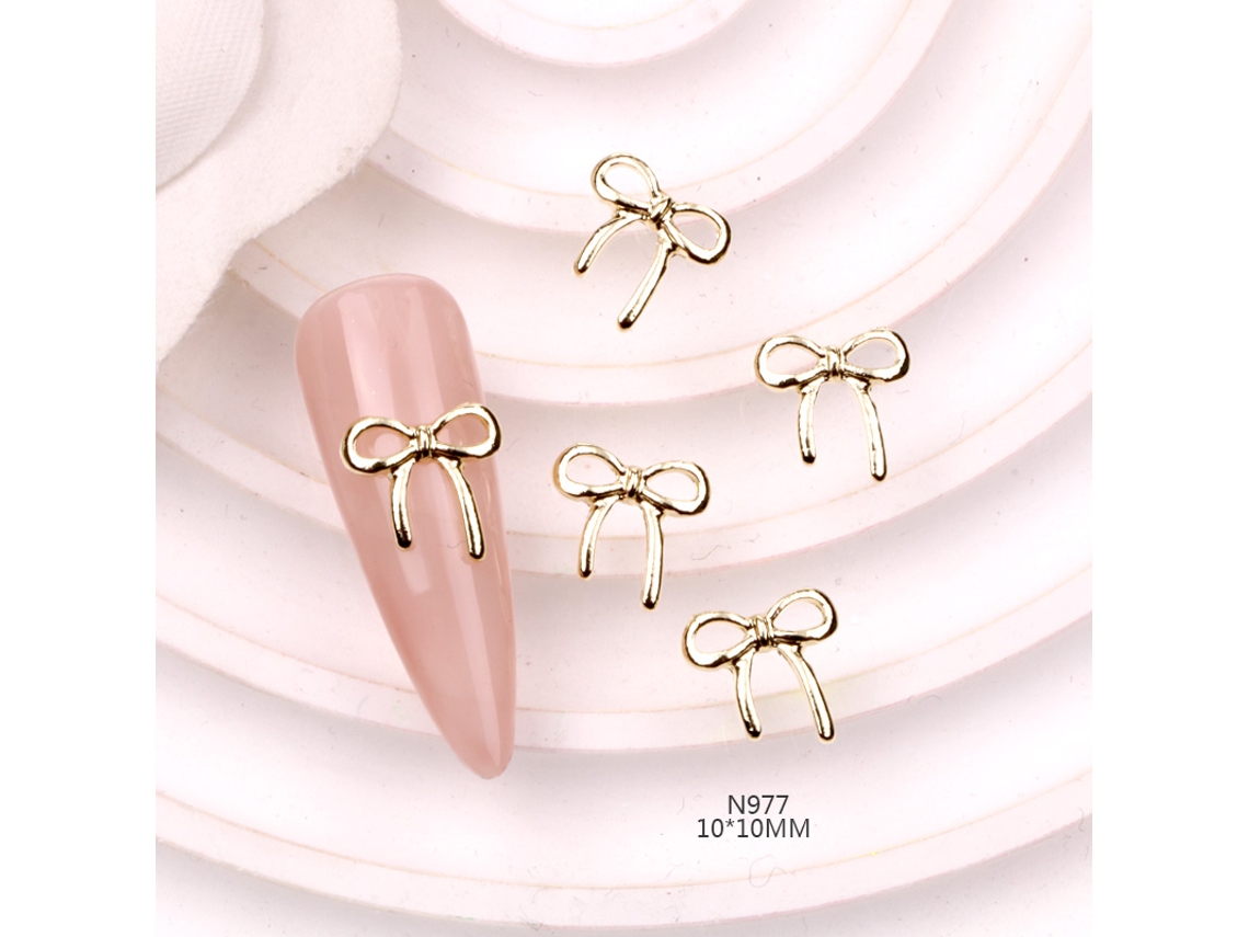 (10 Piezas) Aleación De Estilo Japonés 3d Tachonada De Lujo Linda Joyería Decoración Diamantes De Imitación Joyería De Metal Diy