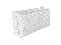 Conjunto de Almohadas de Dormir DUÉRMETE ONLINE Viscografeno Ancho Largo Viscoelastico Blanco