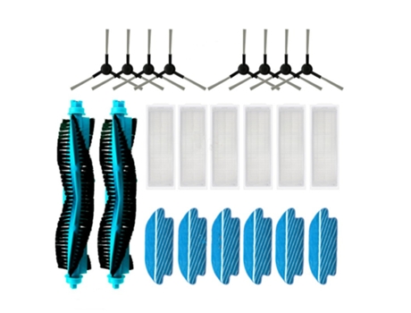 Kit de accesorios de repuesto de 22 piezas. Cecotec Conga 3290 / 3390 / 3490 / 3590 / 3690 / 3790 / 3890 Ultra / 3890 Titanium / 3890 Vital