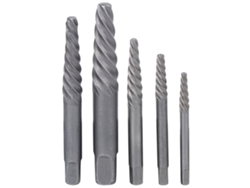 5 Piezas Extractores De Tornillos Sin Cabeza Herramienta De Mano Acero Cromo Vanadio Plata Accesorio De Hardware