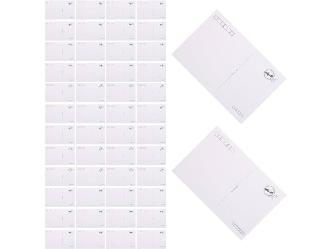 120 Postales Blancas En Blanco, 120 Unidades, Cartulina, 10 X 15 Cm, Tamaño Estándar.