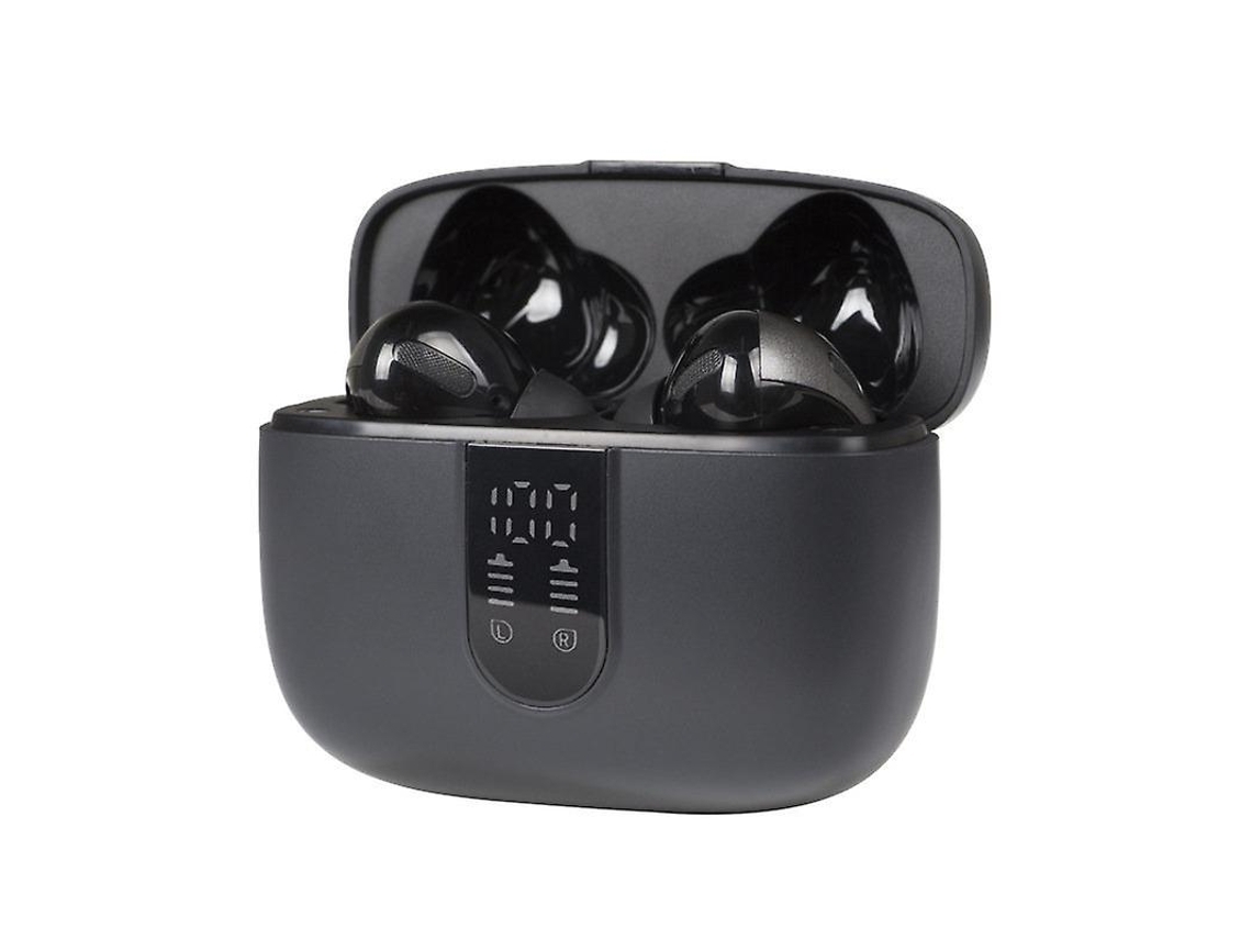 YEMAESRE Auriculares intrauditivos estéreo Hi-Fi Bluetooth resistentes al agua, color negro