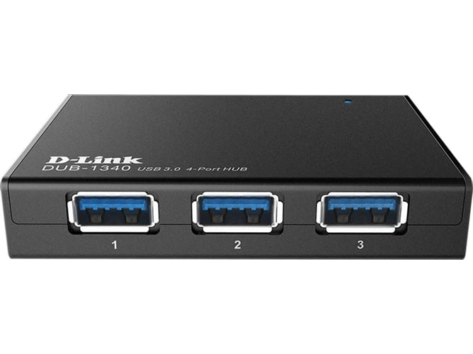 Hub de interfaz D-Link DUB-1340 Negro