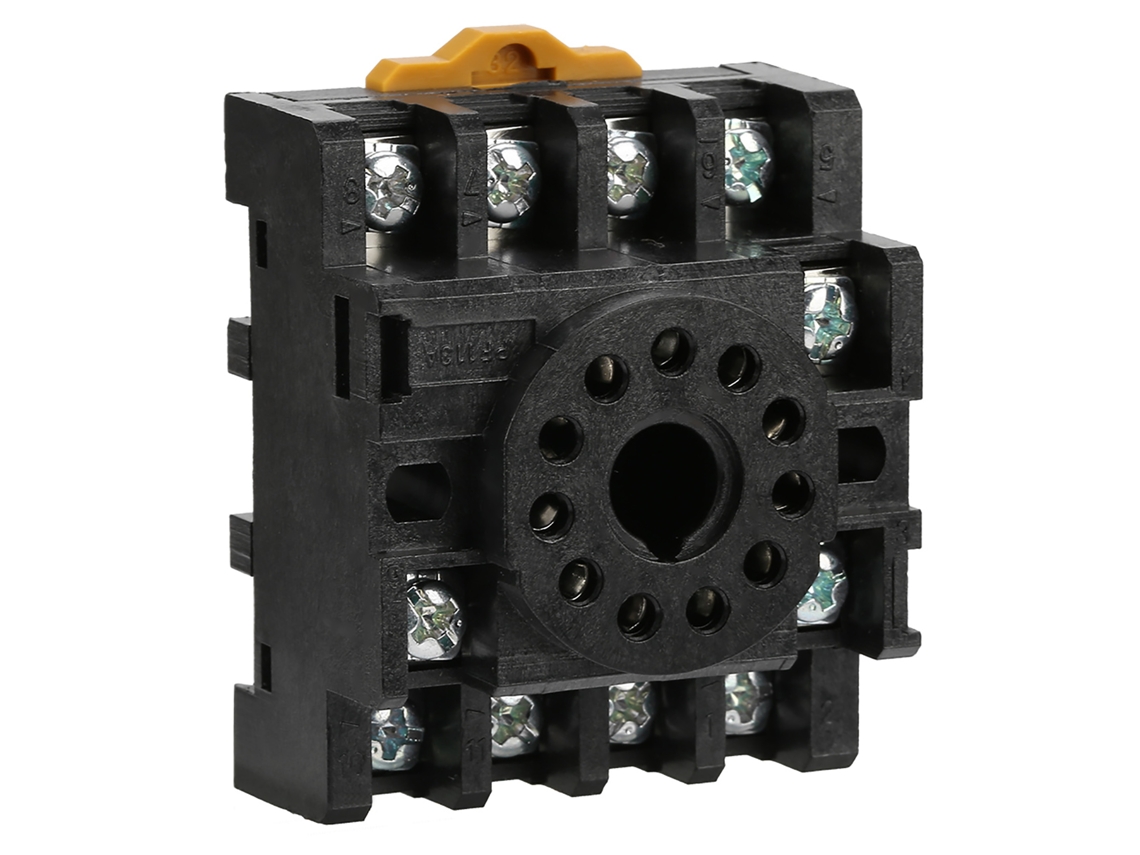 Base De Relé De Potencia Pf113a Con 11 Pines Para Relé Temporizador Jqx-10f Jtx-2c