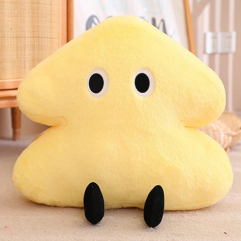 (amarillo, 43 Cm) Cojín/almohadón Pequeño Con Forma De Árbol Para Adultos, Ideal Para La Decoración Del Hogar.