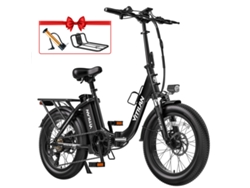 Bicicleta Eléctrica Vitilan U3 para Adultos, Ruedas de 20 pulgadas, 750 W, 48 V, 13 Ah, 7 Velocidades.