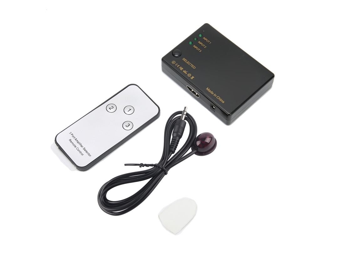 Interfaz Multimedia Hd, Conmutador De Interfaz Multimedia Hd 3 Entradas 1 Salida, Conmutador 4kx2k Con Control Remoto