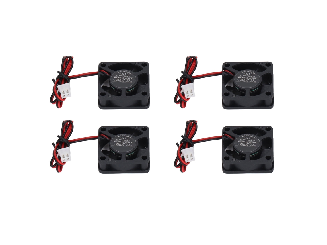 Omni-ventilador Dc Brushless 3010 De Bajo Ruido 2pin Para Impresora 3d Extruder Hot End V6 V5 Cpu 4pcs 24v