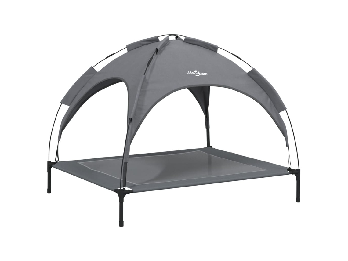 Maison Exclusive - Cama Para Perros Con Dosel Antracita Tela Oxford Y Acero