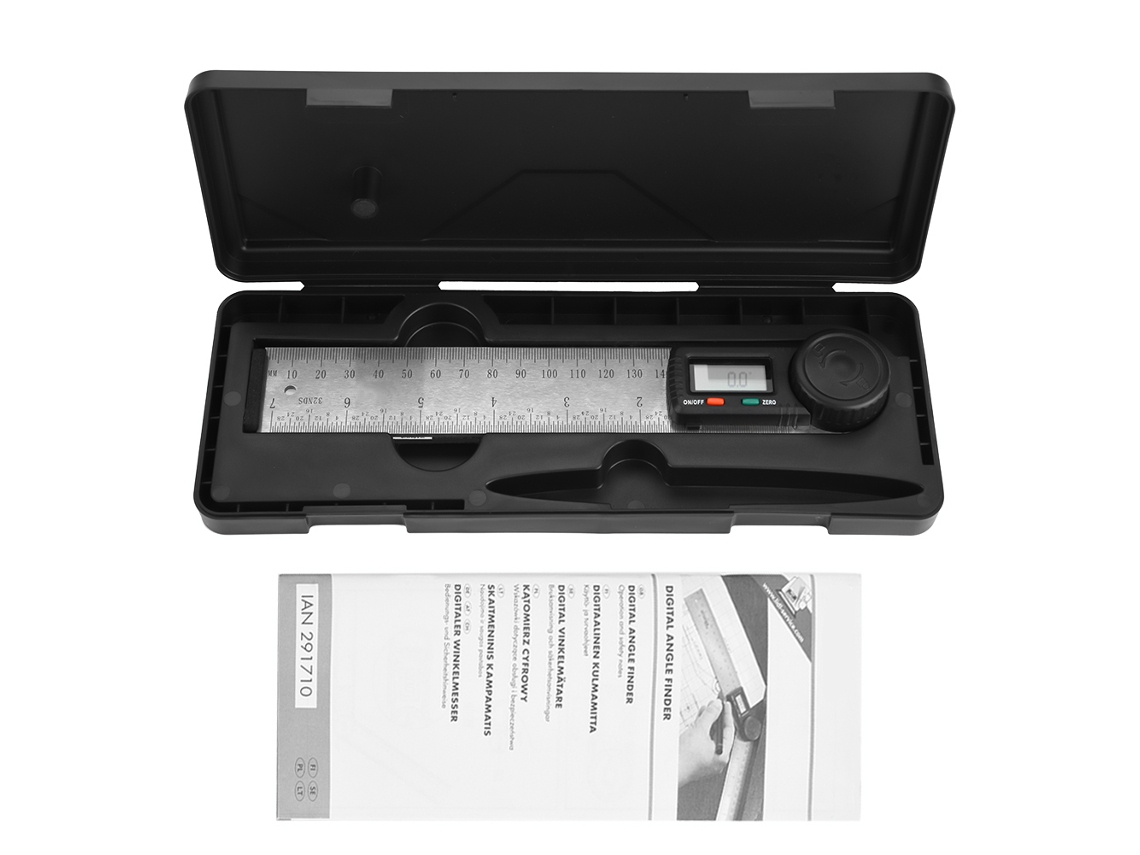 Protracto Digital Electrónico 200mm Goniómetro Regla Medidor De Ángulo
