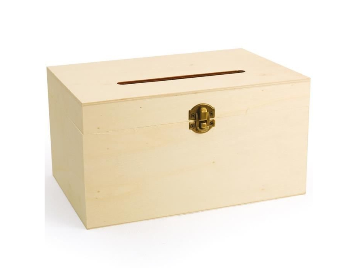 Urna de madera - 24 x 14 x 16 cm
