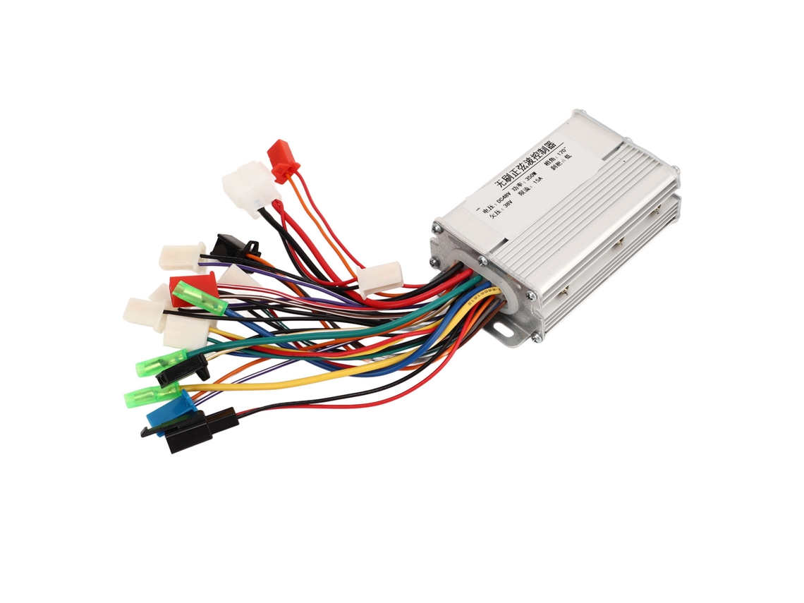 Controlador Brushless Rebe para Bicicleta Elétrica 48V 350W, Controlador de Motor Brushless para Scooter Elétrica e Modificações