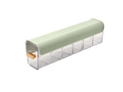 Organizador de cajón divisores para ropa interior verde (36x11x9cm) Kofihety